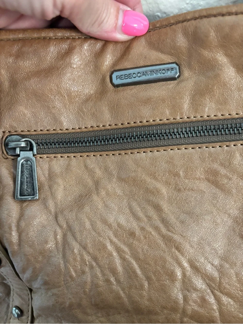 REBECCA MINKOFF Cupid Satchel Leather bag